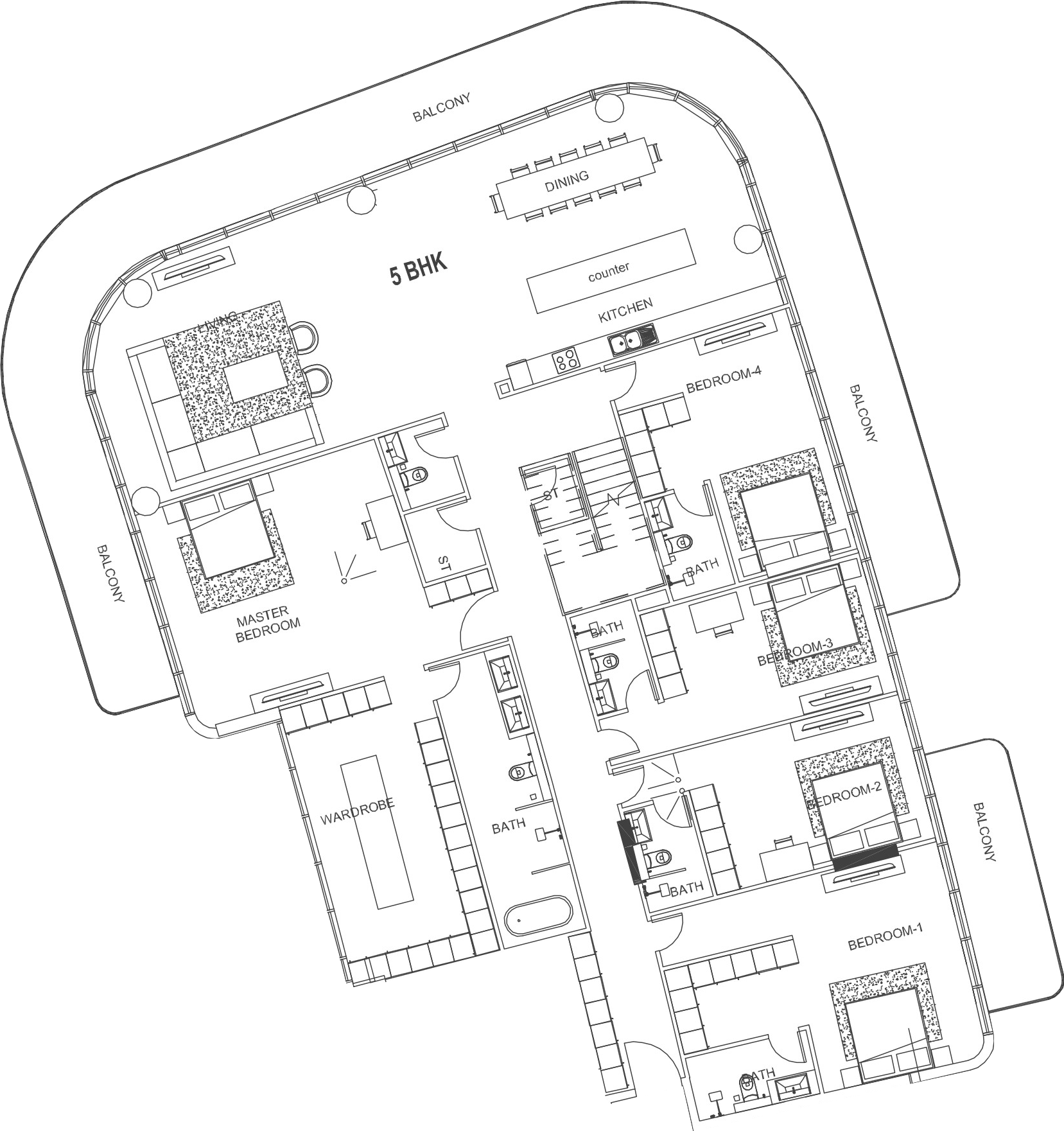 5 Bedroom Penthouse